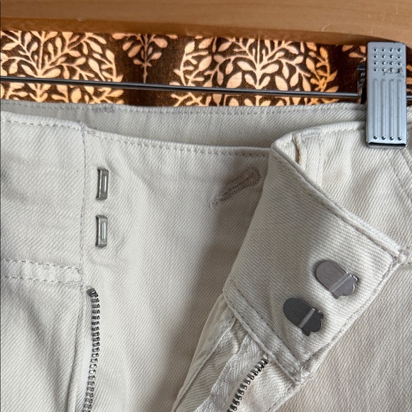 Anthropologie Pilcro Cream/winter white Women's wide leg Pants size 30 - Picture 2 of 5